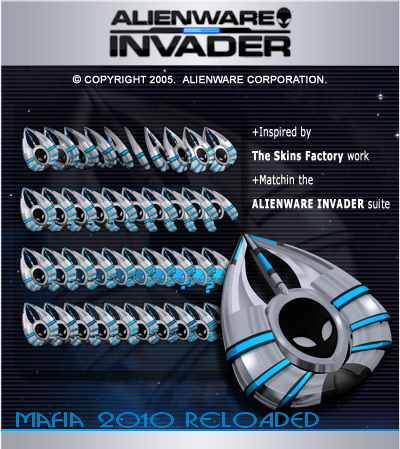 Alienware invader windows media player 11 and 10 skin free download